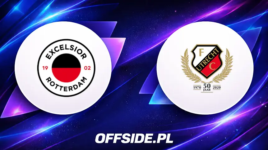Oficjalne składy na mecz Excelsior kontra FC Utrecht