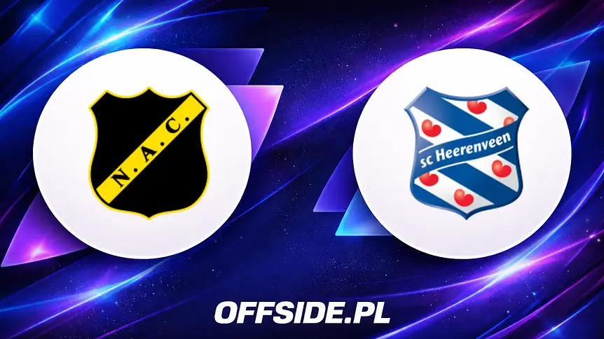 Oficjalne Jedenastki na Mecz NAC Breda - SC Heerenveen