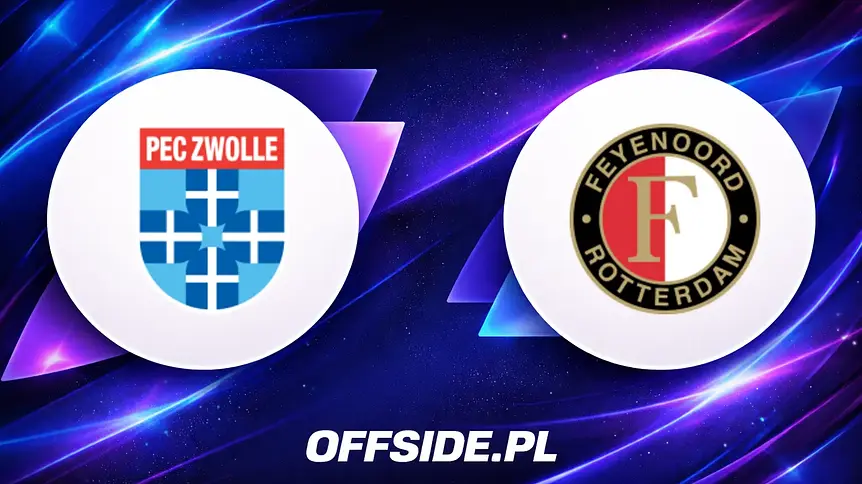 Składy na mecz PEC Zwolle - Feyenoord Rotterdam ujawnione