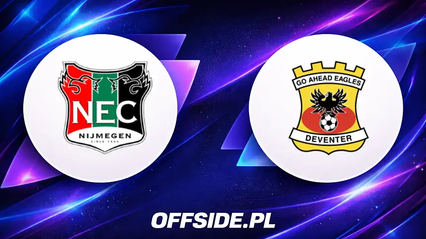 NEC Nijmegen i GO Ahead Eagles: oficjalne składy na mecz