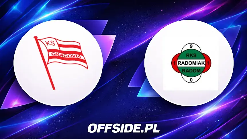 Składy na mecz Cracovia Kraków kontra Radomiak Radom