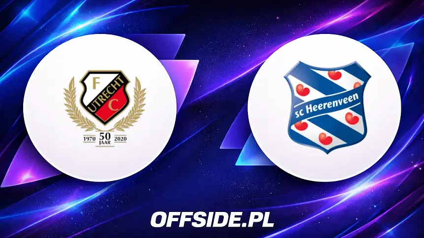 Oficjalne składy na mecz FC Utrecht kontra SC Heerenveen