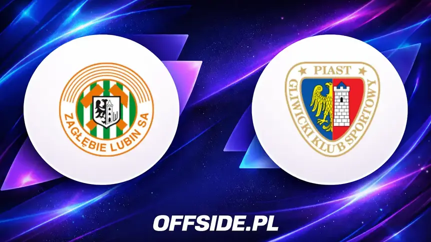 Znamy składy na mecz Zagłębie Lubin - Piast Gliwice