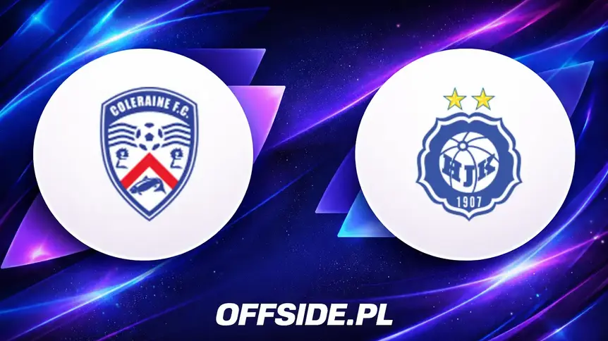 Oficjalny skład Coleraine FC na starcie z HJK helsinki