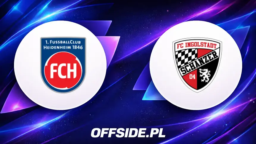 Składy na mecz FC Heidenheim z FC Ingolstadt ujawnione